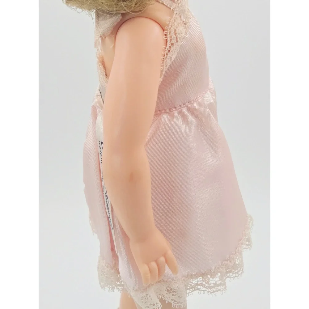 Vintage Shirley Temple Doll Ideal Toy Corp Pink Lace Dress Original Box 12in